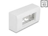 Delock Easy 45 Aufputzgehäuse 152 x 82 mm, weiß