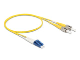 Delock Kabel Lichtwellenleiter LC > ST Singlemode OS2 1 m
