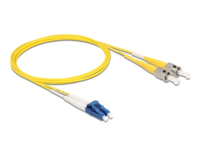 Delock Kabel Lichtwellenleiter LC > ST Singlemode OS2 2 m