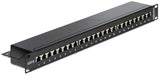 Delock 19″ Patchpanel 24 Port Cat.6 schwarz