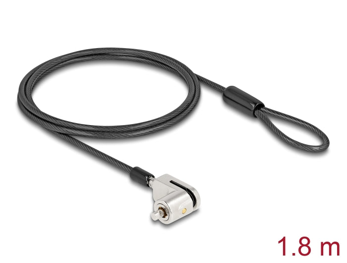 Navilock Notebook Sicherungskabel für Microsoft Surface Serie Pro & Go mit Schlüssel