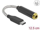 Delock Audio Adapter USB Type-C™ Stecker zu 4,4 mm 5 Pin Klinkenbuchse 12,5 cm