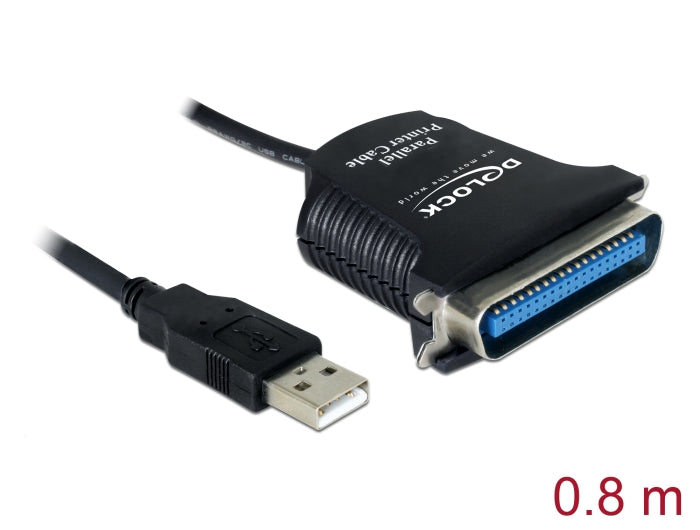 Delock USB 1.1 zu Drucker Adapterkabel 0,8 m