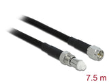 Delock Antennenkabel FME Buchse > SMA Stecker RG-58 7,5 m