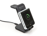 Delock Wireless Charger 3 in 1 mit 2 Ladespulen 5 W / 5 W / 15 W