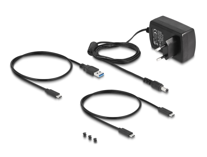 Delock USB Type-C™ Konverter für 1 x M.2 NVMe SSD + 1 x SATA SSD / HDD mit Klon Funktion