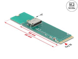 Delock M.2 Key M zu 1 x OCuLink SFF-8612 Konverter