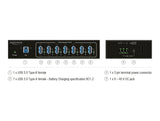 Delock Externer Industrie Hub 7 x USB 3.0 Typ-A mit 20 kV ESD Schutz