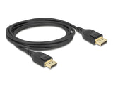 Delock DisplayPort Kabel 8K 60 Hz 2 m DP 8K zertifiziert