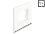 Delock Easy 45 Modulträger für Geräteeinbaukanal 85 x 80 mm