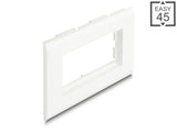 Delock Easy 45 Modulträger für Geräteeinbaukanal 130 x 80 mm