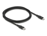 Delock Daten- und Ladekabel USB Type-C™ zu Lightning™ für iPhone™, iPad™ und iPod™ schwarz 1 m MFi