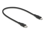 Delock Daten- und Ladekabel USB Type-C™ zu Lightning™ für iPhone™, iPad™ und iPod™ schwarz 0,5 m MFi