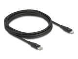 Delock Daten- und Ladekabel USB Type-C™ zu Lightning™ für iPhone™, iPad™ und iPod™ schwarz 2 m MFi