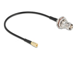 Delock Antennenkabel TNC Buchse zu SMB Stecker RG-174 20 cm