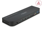 Delock HDMI KVM Switch 4K 60 Hz mit USB 5 Gbps und Audio
