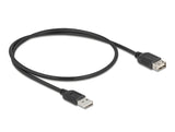 Delock USB 2.0 Verlängerungskabel EASY USB Typ-A Stecker zu EASY USB Typ-A Buchse 0,5 m