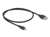Delock USB 2.0 Kabel USB Typ Mini-B Stecker zu EASY USB Typ-A Buchse 0,5 m