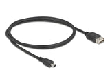 Delock USB 2.0 Kabel USB Typ Mini-B Stecker zu EASY USB Typ-A Buchse 1 m