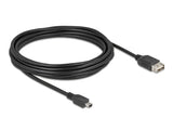 Delock USB 2.0 Kabel USB Typ Mini-B Stecker zu EASY USB Typ-A Buchse 5 m