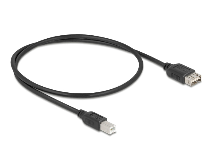 Delock USB 2.0 Kabel USB Typ-B Stecker zu EASY USB Typ-A Buchse 0,5 m