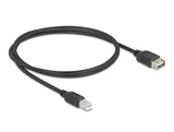 Delock USB 2.0 Kabel USB Typ-B Stecker zu EASY USB Typ-A Buchse 1 m