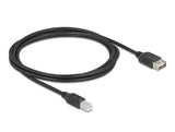Delock USB 2.0 Kabel USB Typ-B Stecker zu EASY USB Typ-A Buchse 2 m