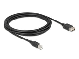 Delock USB 2.0 Kabel USB Typ-B Stecker zu EASY USB Typ-A Buchse 3 m