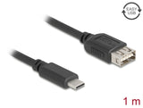 Delock USB 2.0 Kabel USB Type-C™ Stecker zu EASY USB Typ-A Buchse 1 m