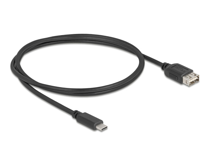 Delock USB 2.0 Kabel USB Type-C™ Stecker zu EASY USB Typ-A Buchse 1 m