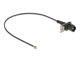 Delock Antennenkabel FAKRA A Stecker zu MHF® I Stecker 1,13 - 20 cm 1 vorgestanztes Loch