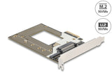 Delock PCI Express 4.0 x4 Karte zu 1 x NVMe M.2 Key M 110 mm oder U.2 Slot