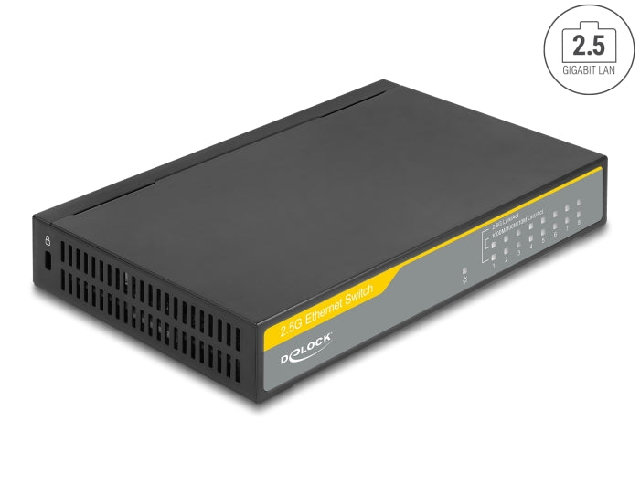 Delock 2,5 Gigabit Ethernet Switch 8 Port
