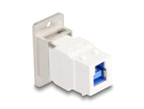 Delock Panel Mount USB 5 Gbps Typ-A Buchse zu USB Typ-B Buchse konisch
