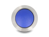 Delock Drucktaster zum Einbau 12 mm 2 x Schraubklemme blau