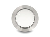 Delock Drucktaster zum Einbau 12 mm 2 x Schraubklemme tastend weiß