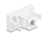 Delock Easy 45 Modul RJ12 Buchse zu RJ12 Buchse UTP weiß