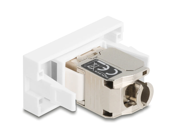Delock Easy 45 Modul RJ45 Buchse zu LSA Cat.6A mit LED