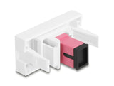 Delock Easy 45 Modul SC Simplex Buchse zu SC Simplex Buchse violett / weiß