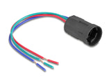 Delock Fassung für 19 mm 3 Pin Taster oder Schalter