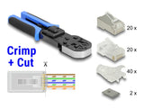 Delock RJ45 Crimp+Cut Werkzeugset