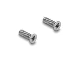 Delock Panel Mount DC 5,5 x 2,5 mm Buchse zu DC 5,5 x 2,1 mm Stecker silber / weiß / schwarz