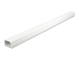 Delock Kabelkanal mit Deckel selbstklebend 35 x 20 mm - Länge 1 m weiß