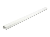 Delock Kabelkanal mit Deckel selbstklebend 26 x 13 mm - Länge 1 m weiß