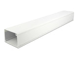 Delock Kabelkanal mit Deckel selbstklebend 83 x 54 mm - Länge 1 m weiß