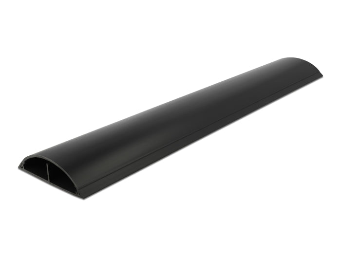 Delock Kabelkanal selbstklebend 89 x 21 mm - Länge 1 m schwarz