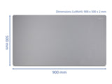 Delock Mauspad 900 x 500 x 2 mm grau