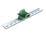 Delock D-Sub 9 Pin Stecker zu Terminalblock für Hutschiene