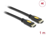 Delock Kabel High Speed HDMI mit Ethernet - HDMI-A Stecker > HDMI-A Stecker 4K 1,0 m