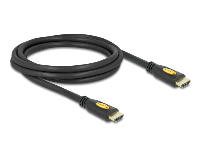 Delock Kabel High Speed HDMI mit Ethernet - HDMI-A Stecker > HDMI-A Stecker 4K 2,0 m
